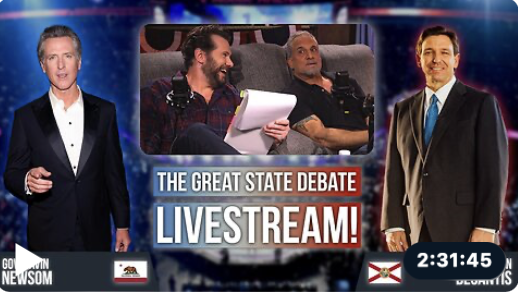 DeSantis Vs. Newsom | The Great State Debate LIVESTREAM 